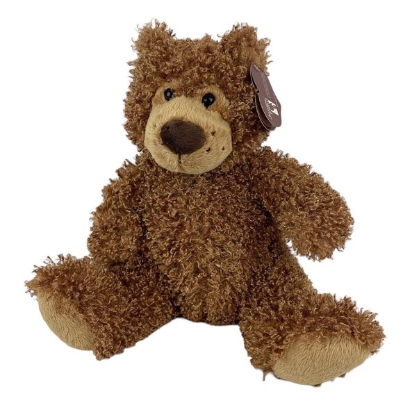 Family Christian Stores Brown Teddy Bear 12” Plush Curly Fur James Fund w/Tags - Picture 1 of 10